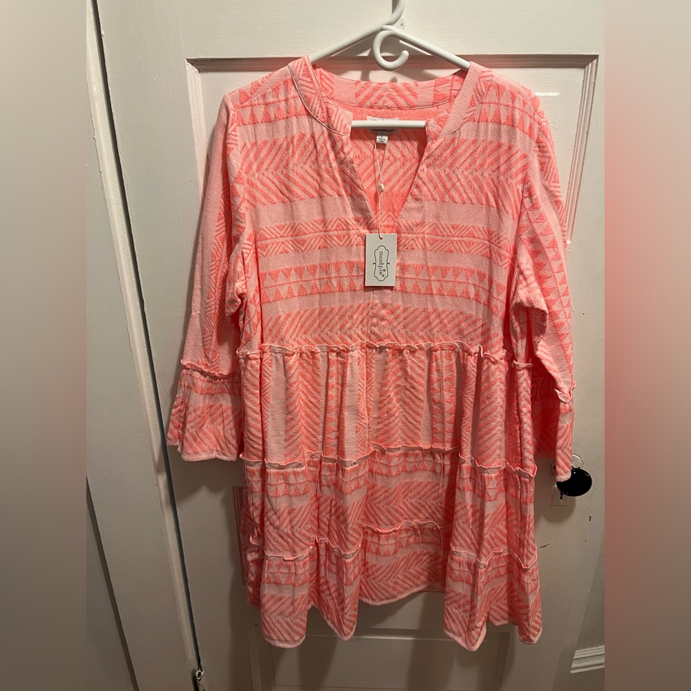 Mud pie yarn dyed dress